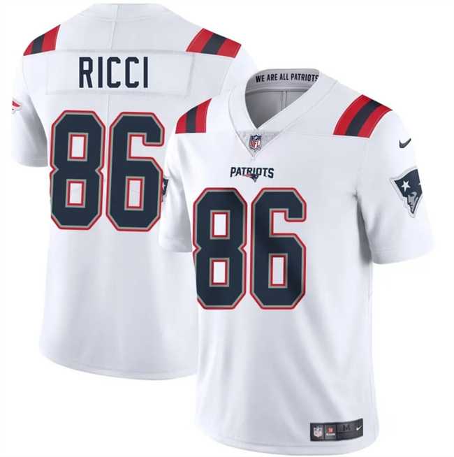 Men & Women & Youth New England Patriots #86 Giovanni Ricci White 2025 Vapor Limited Stitched Jersey,We sell and wholesale Men & Women & Youth New England Patriots #86 Giovanni Ricci White 2025 Vapor Limited Stitched Jersey on line form chian!